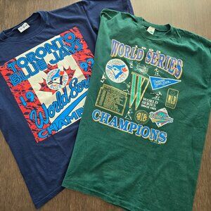 Toronto Blue Jays Official World Series T Shirts 92 and 93 - XL